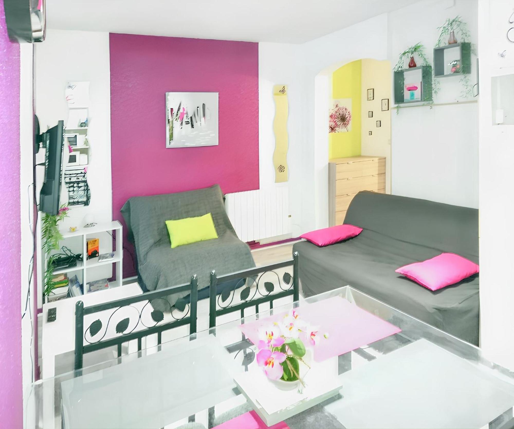 Appartement Charmant A Cauterets 27 M² Vue Sur La Ville ภายนอก รูปภาพ